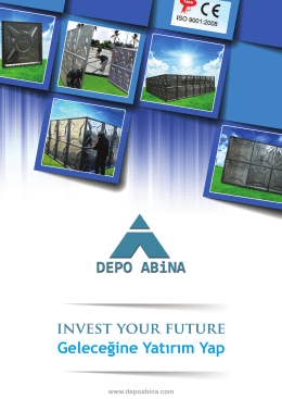 DEPO ABİNA -SADECE - Modular Water Tanks