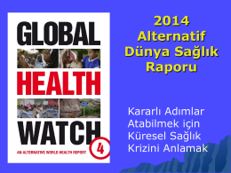 2014 Alternatif Dünya Sağlık Raporu