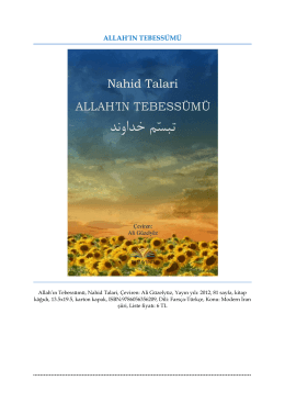 ALLAH`IN TEBESSÜMÜ (تبسّم خداوند), Nahid Talari, Çeviren