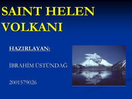 6-) Saint Helen Volkanik Patlaması
