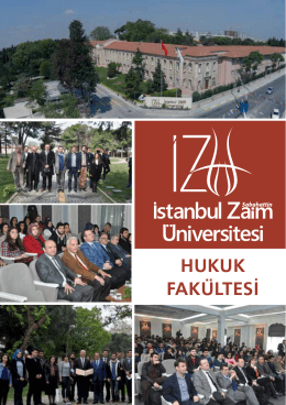 HUKUK FAKÜLTESİ - İstanbul Sabahattin Zaim Üniversitesi