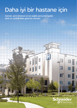 Daha iyi bir hastane için (pdf 507 kb)