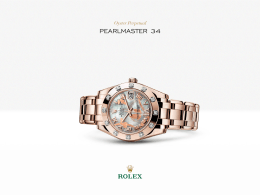 Rolex Pearlmaster 34 Watch: 18 kt Everose altın