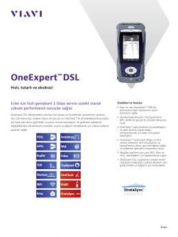 OneExpert™ DSL - Viavi Solutions Inc.