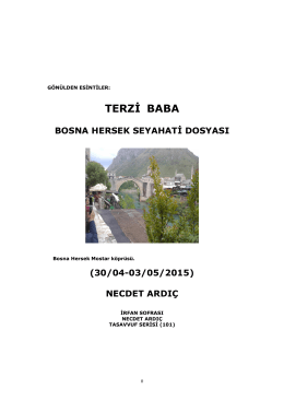 terzi baba (30/04-03/05/2015)
