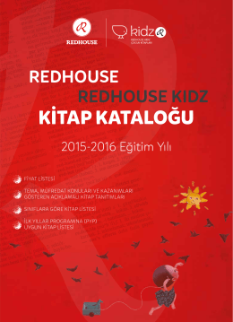 Redhouse & Redhouse Kidz Kitap Kataloğu 2015