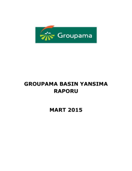 groupama basın yansıma raporu mart 2015