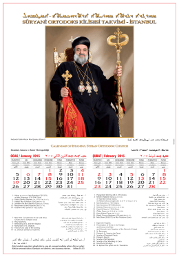 2015_istanbul_Takvim rev3 - Süryani Kadim Ortodoks Kilisesi
