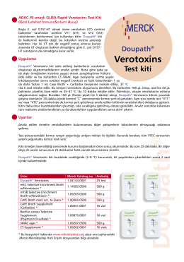 Verotoxins - Mikrobiyoloji.org