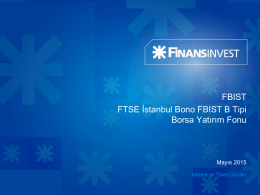FBIST FTSE İstanbul Bono FBIST B Tipi Borsa Yatırım