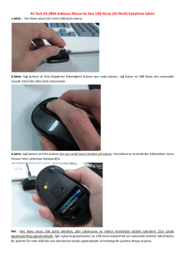 A4 Tech G3-280A Kablosuz Mouse ile Yeni USB Alıcıyı (Gri Renk
