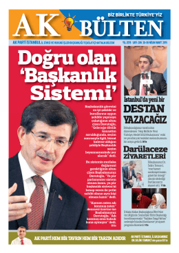 DESTAN YAZACAĞIZ - AK Parti İstanbul