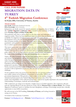 Special Sessions CfP: Geography Migration