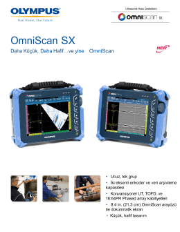 OmniScan SX- Türkçe - Epsilon-NDT