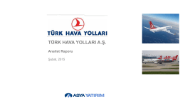Türk Hava Yolları A.Ş. Değerleme Raporu
