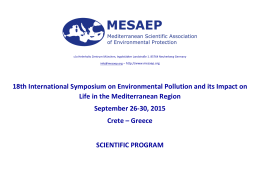 18th International Symposium on Environmental