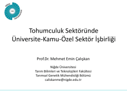 Prof. Dr. Mehmet Emin ÇALISKAN
