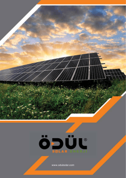 Ödül Solar Katalog - Ödül Solar Enerji