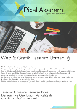 Web & Grafik Tasarım Uzmanlığı