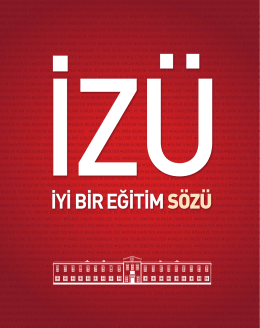 PDF Formatı - İstanbul Sabahattin Zaim Üniversitesi
