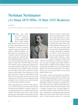 Neriman Nerimanov - Türk Gastroenteroloji Vakfı
