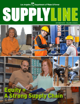 Equity = A Strong Supply Chain