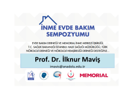 Prof. Dr. İlknur Maviş