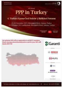 4th PPP in Turkey Forum 2015