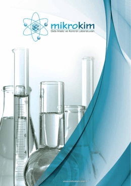 kimyasal analizler - Mikrokim - Gıda Analiz ve Kontrol Laboratuvarı