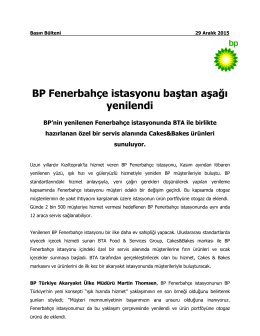 Yenilenen BP Fenerbahçe istasyonumuz hizmete açıldı! (pdf 242.2