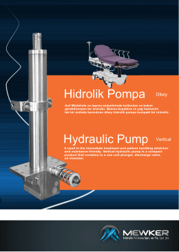 Hidrolik Pompa Hydraulic Pump - mewker hidrolik pompa/hydraulıc