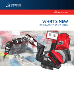 What`s New in SOLIDWORKS PDM 2016