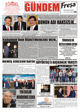 25 Kasım 2015 E-Gazete