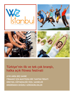sponsorluk - Weİstanbul Fitness Fest