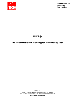 PLEP® - Test Hizmetleri