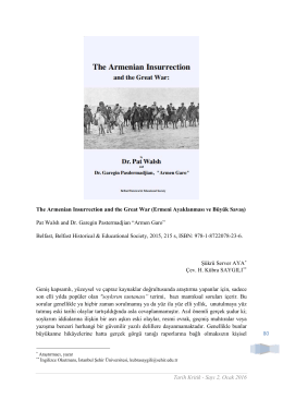 80 The Armenian Insurrection and the Great War (Ermeni