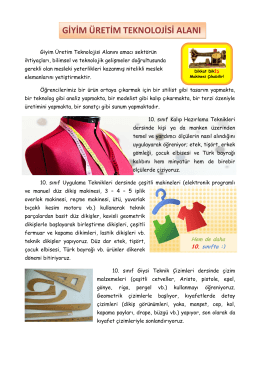 Giyim Üretim - Turgut Reis Mesleki ve Teknik Anadolu Lisesi