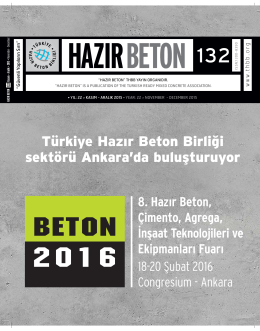 to see PDF file - Türkiye Hazır Beton Birliği