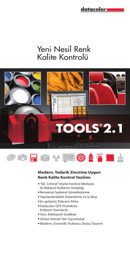 TOOLS®2.1 - Datacolor Industrial