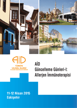 Allerjen İmmünoterapisi - Türkiye Ulusal Allerji ve Klinik İmmünoloji