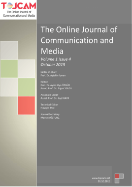 0 www. tojned. net The Online Journal of Communication and Media