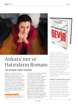 Ankara`nın ve Hatıraların Romanı