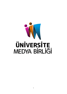 tanıtım dosyası - Üniversite Medya Birliği