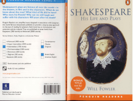 Page 1 Shakespeare`s plays are famous all over the world