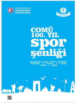 100. Yıl Spor Şenlikleri Kitapçığı Yayınlandı. Kitapçığı indirmek
