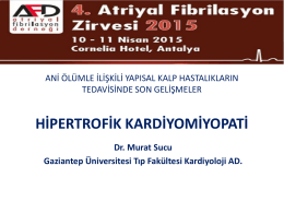 Dr. Murat Sucu - 5. Atriyal Fibrilasyon Zirvesi
