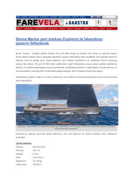 Sirena Marine yeni markası Euphoria ile İskandinav pazarını