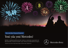 Yeni yıla yeni Mercedes!
