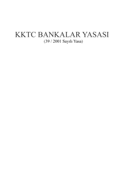 kktc bankalar yasası