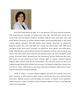Dr. Arda KAYHAN - Türk Radyoloji Derneği